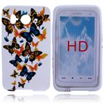 Design Cover til Desire HD - Orange Butterflies